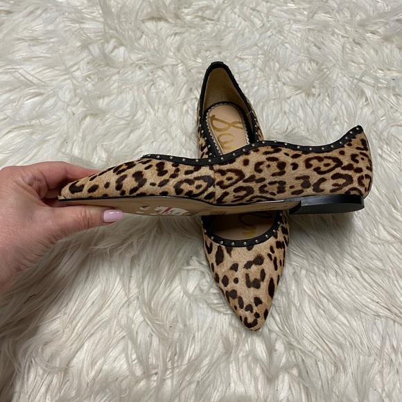 New Sam Edelman Real Fur Dyed Cow Hair  Size 6.5 - Picture 2 of 7